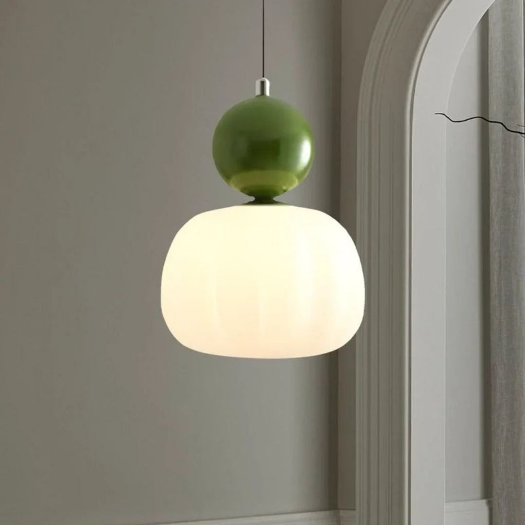 Scout Art Deco Pendant Light - Sculptural Globe Ceiling Lamp