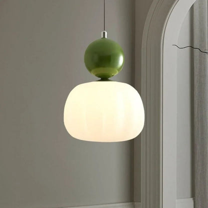 Scout Art Deco Pendant Light - Sculptural Globe Ceiling Lamp