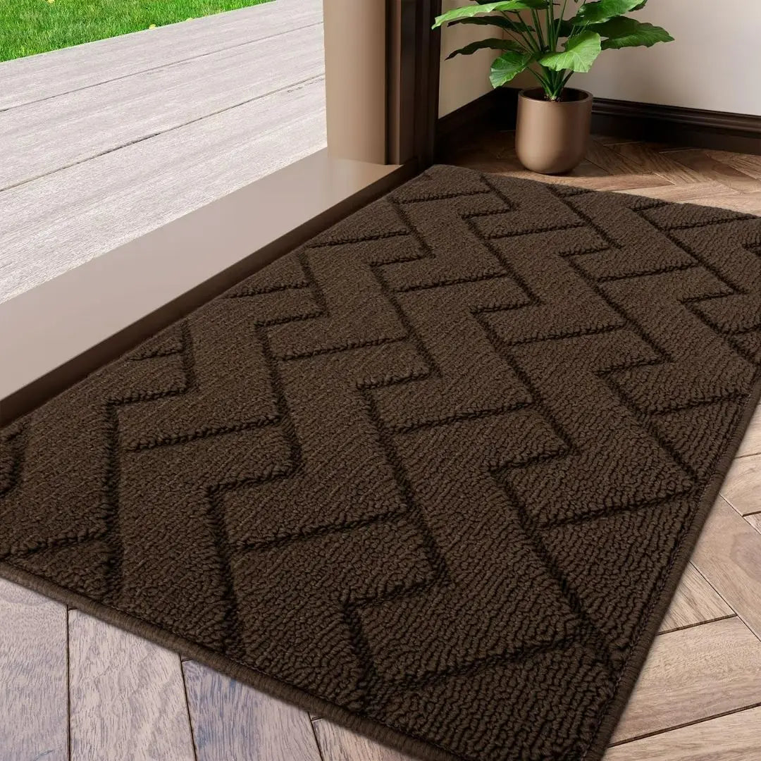 AbsorbGuard Indoor Doormat - Low Profile Non-Slip Washable Mat