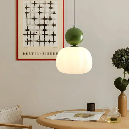 Scout Art Deco Pendant Light - Sculptural Globe Ceiling Lamp