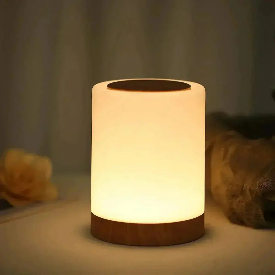 GlowTap - Portable Touch LED Lamp with Colour Modes and USB-C Charging
