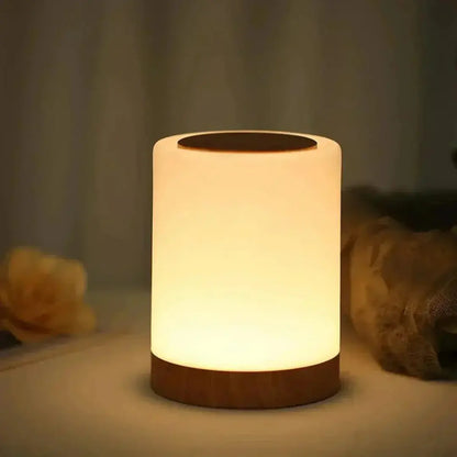 GlowTap - Portable Touch LED Lamp with Colour Modes and USB-C Charging