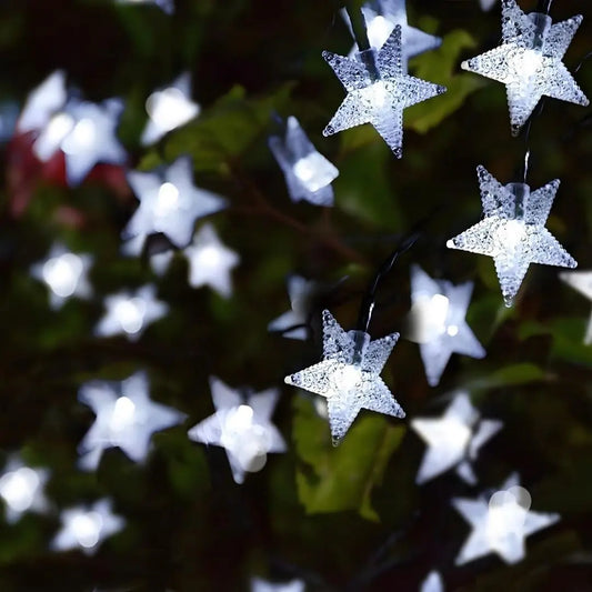 Liora Solar Star Fairy Lights - Outdoor String Lights with 8 Modes