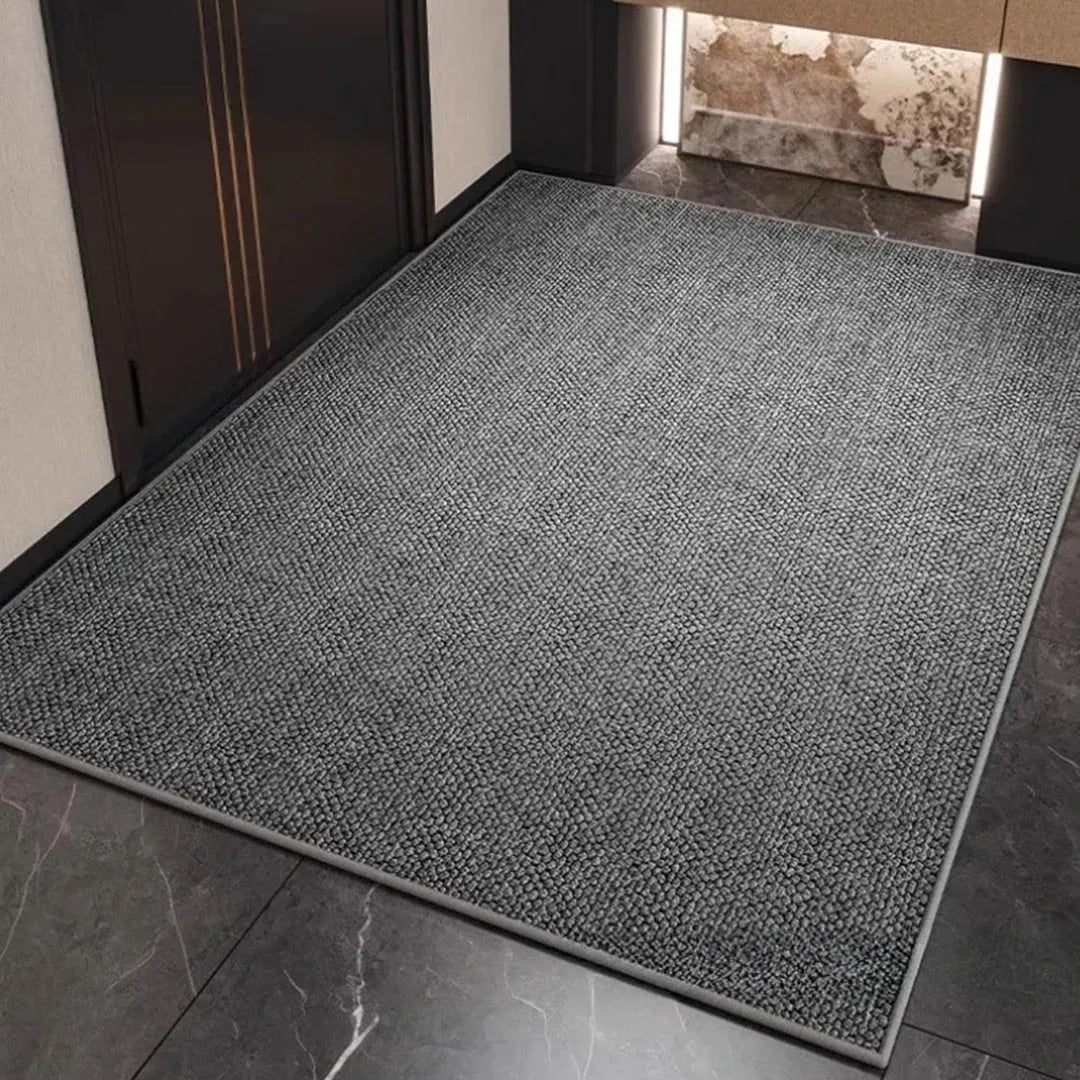 Absorbent Door Mat - Modern Geometric Pattern for Home Entrances