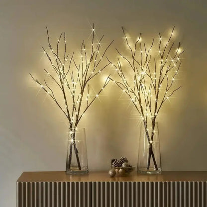 LED Branch Light - Warm White Decorative Twig Lamp for Events and Home Decor