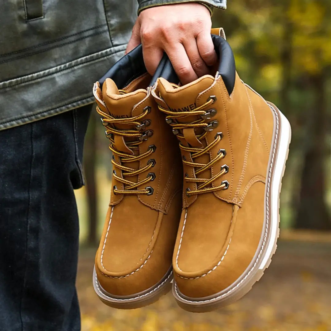 Mens High Top Safety Work Boots for Demanding Workdays