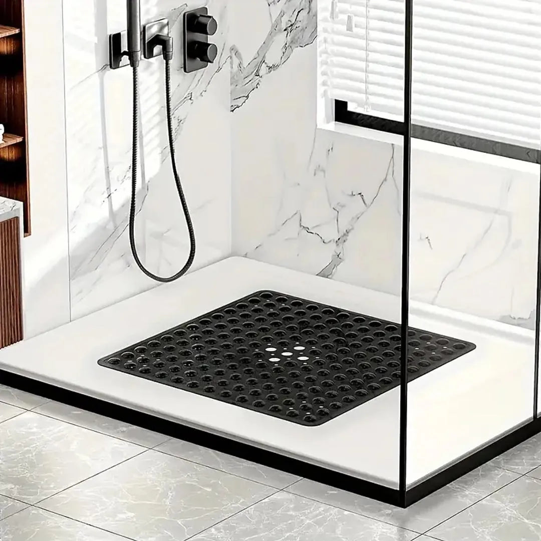Non-Slip Square Bathtub Mat and Shower Mat - 53 x 53 cm