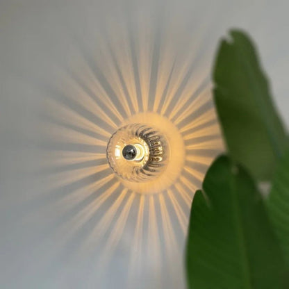 Nordic Bauhaus Wall Light - Modern Glass LED Sconce with Radiant Design