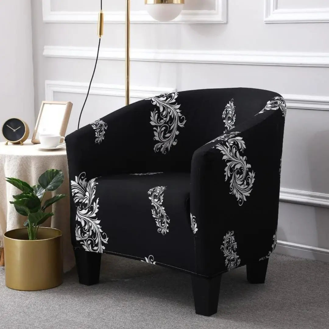 Celora Stretch Club Chair Slipcover - Elegant Tub Chair Protector with Soft Durable Fabric