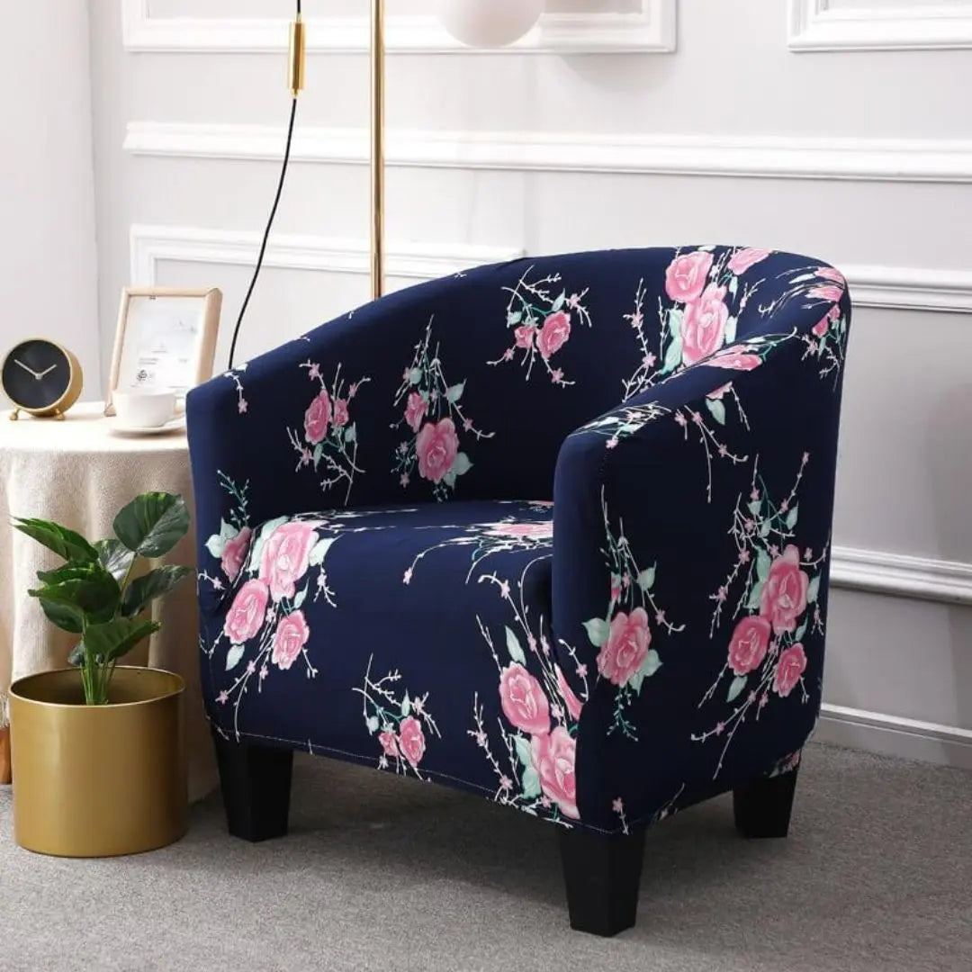 Celora Stretch Club Chair Slipcover - Elegant Tub Chair Protector with Soft Durable Fabric