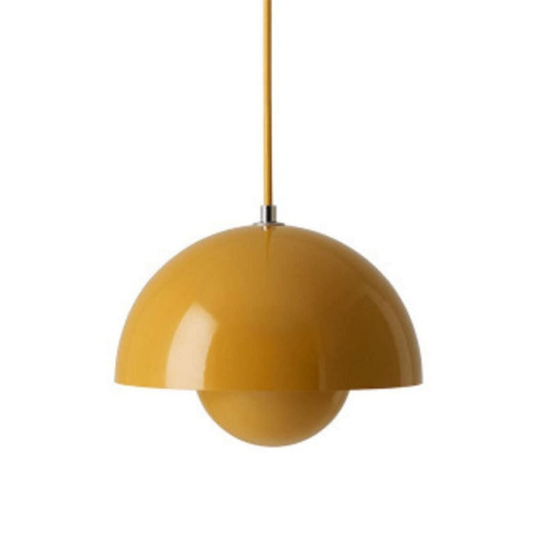 AuroraGlo LED Pendant Lamp - Modern Flower-Pot Style Hanging Light for Cozy Interiors