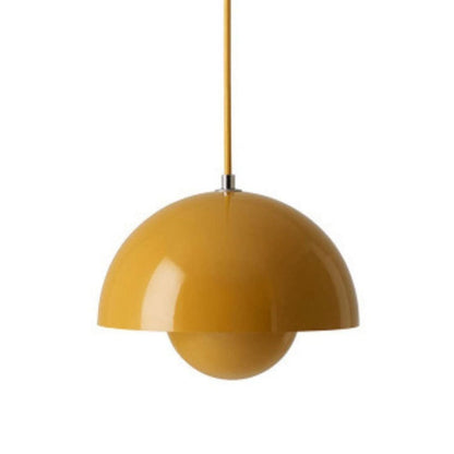 AuroraGlo LED Pendant Lamp - Modern Flower-Pot Style Hanging Light for Cozy Interiors
