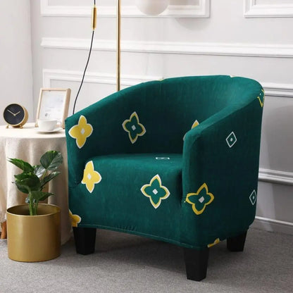 Celora Stretch Club Chair Slipcover - Elegant Tub Chair Protector with Soft Durable Fabric