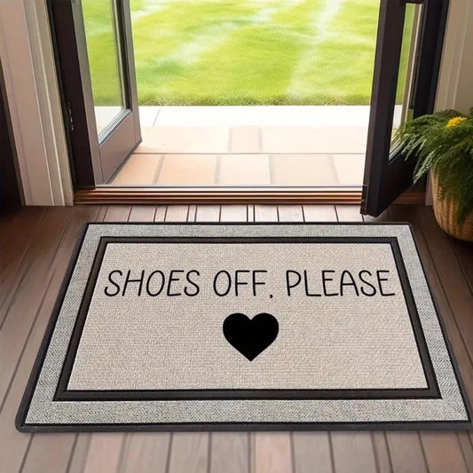 Shoes Off Please - Welcome Mat