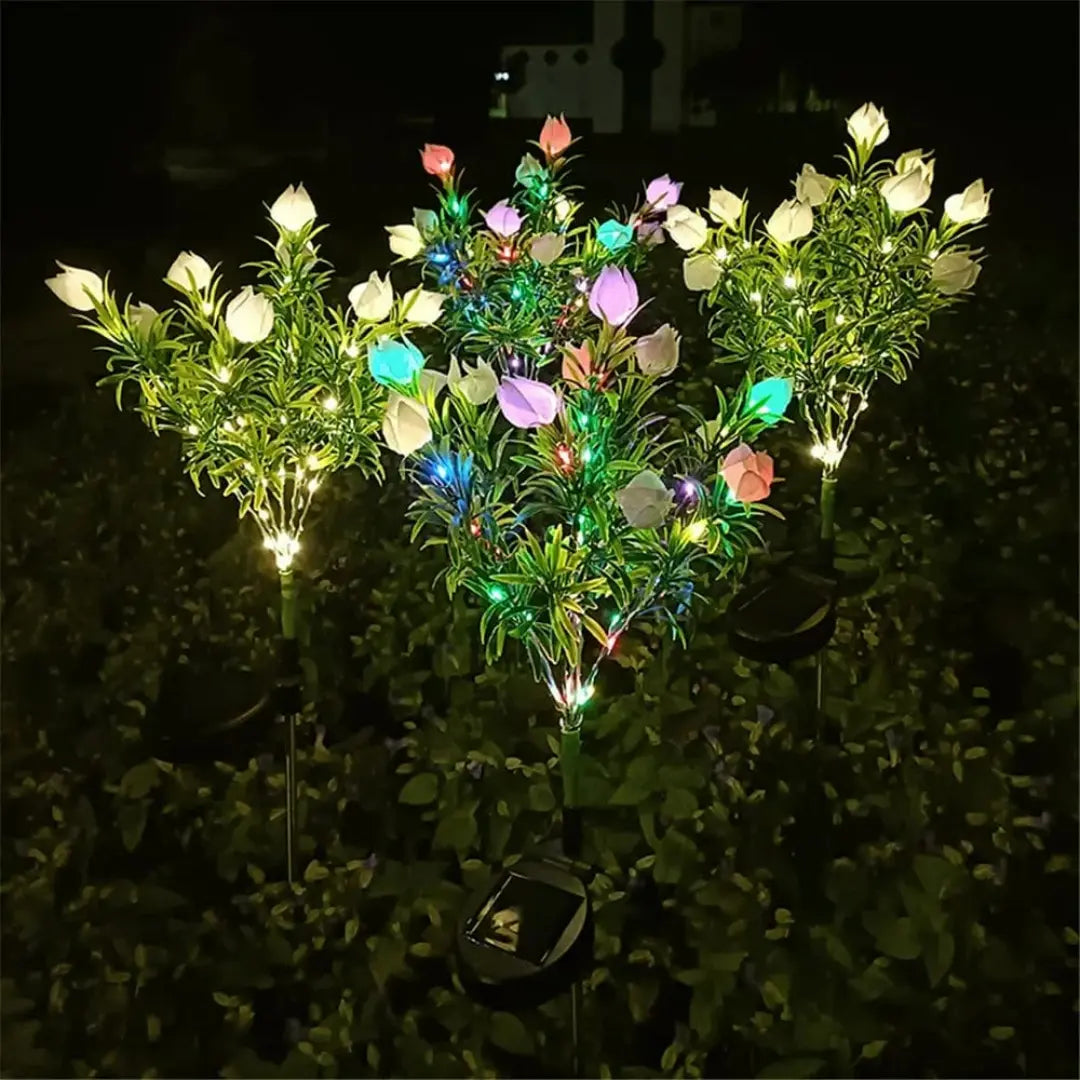 SunGlow - Solar Flower Tree Light - 42 LED Gardenia Lamp