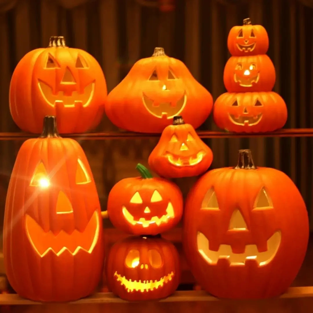 Decorative Pumpkin Halloween Props Lantern Light