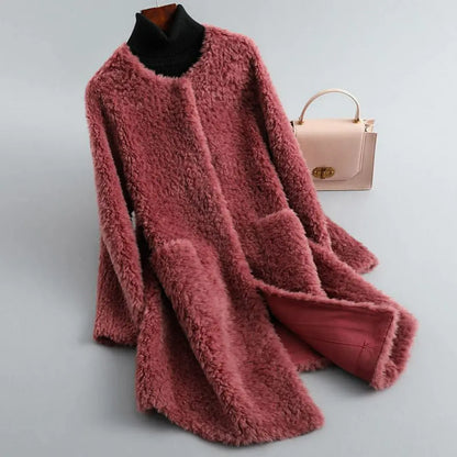 Olivia Couture Shearling Coat