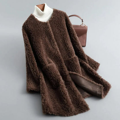 Olivia Couture Shearling Coat