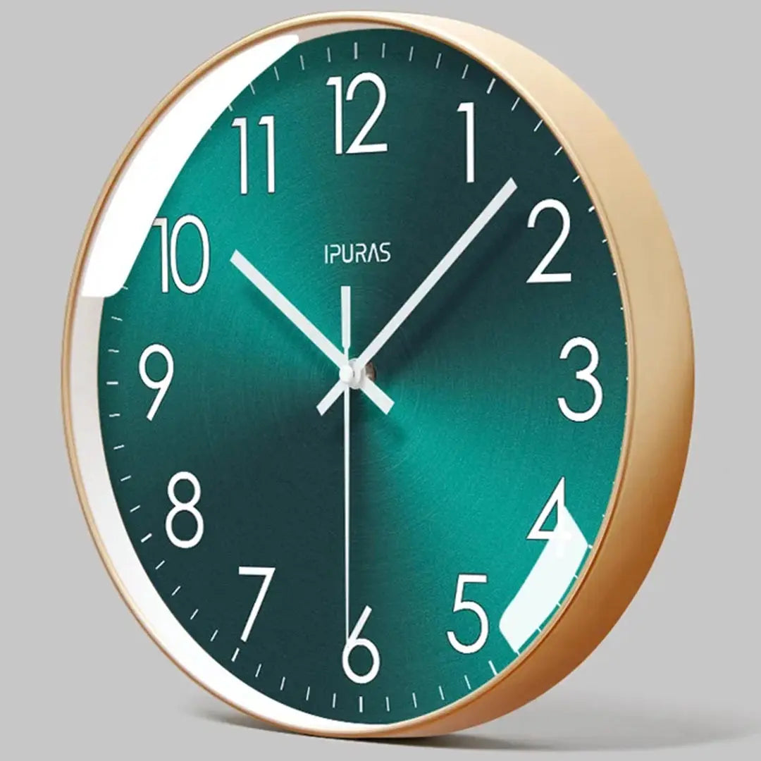 30 cm Silent Quartz Wall Clock - Modern Minimalist Design