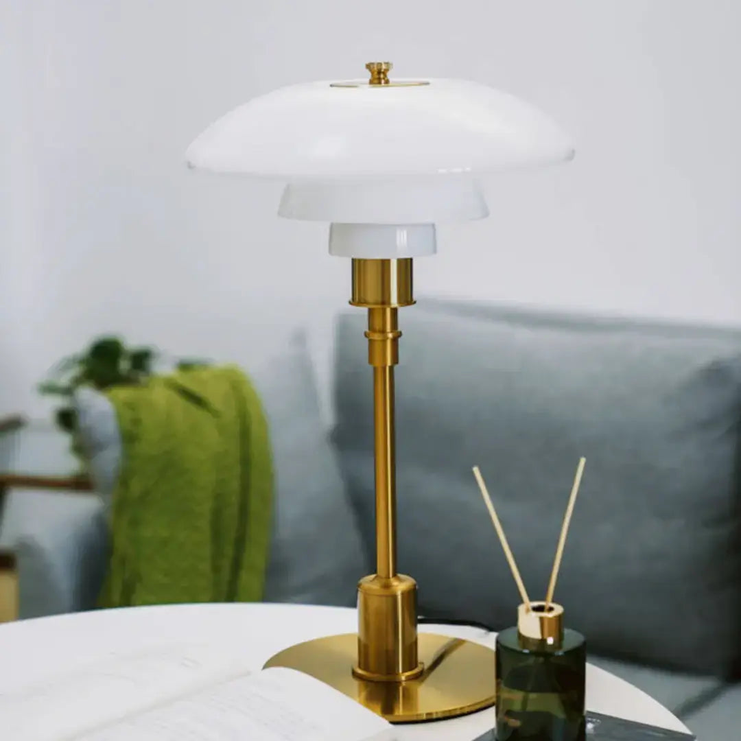 Danish Designer Table Lamp - Retro Mid Century Scandinavian LED Accent Light