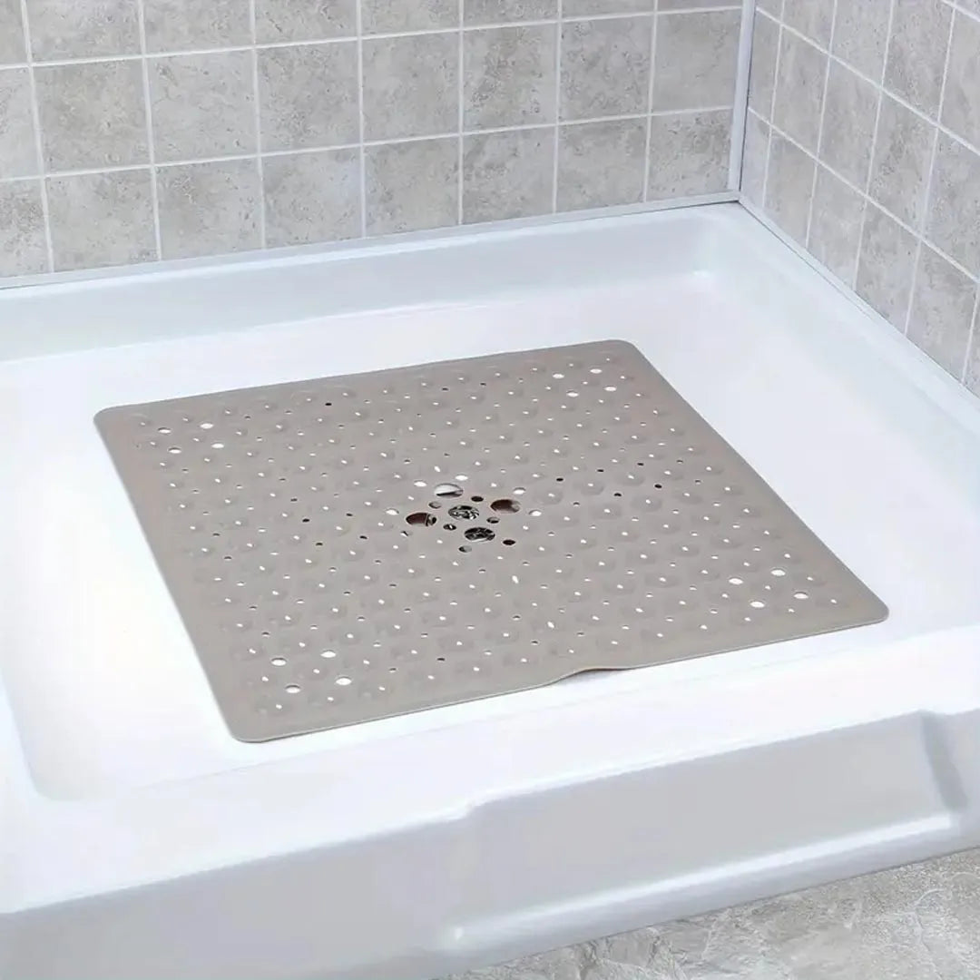 Non-Slip Square Bathtub Mat and Shower Mat - 53 x 53 cm
