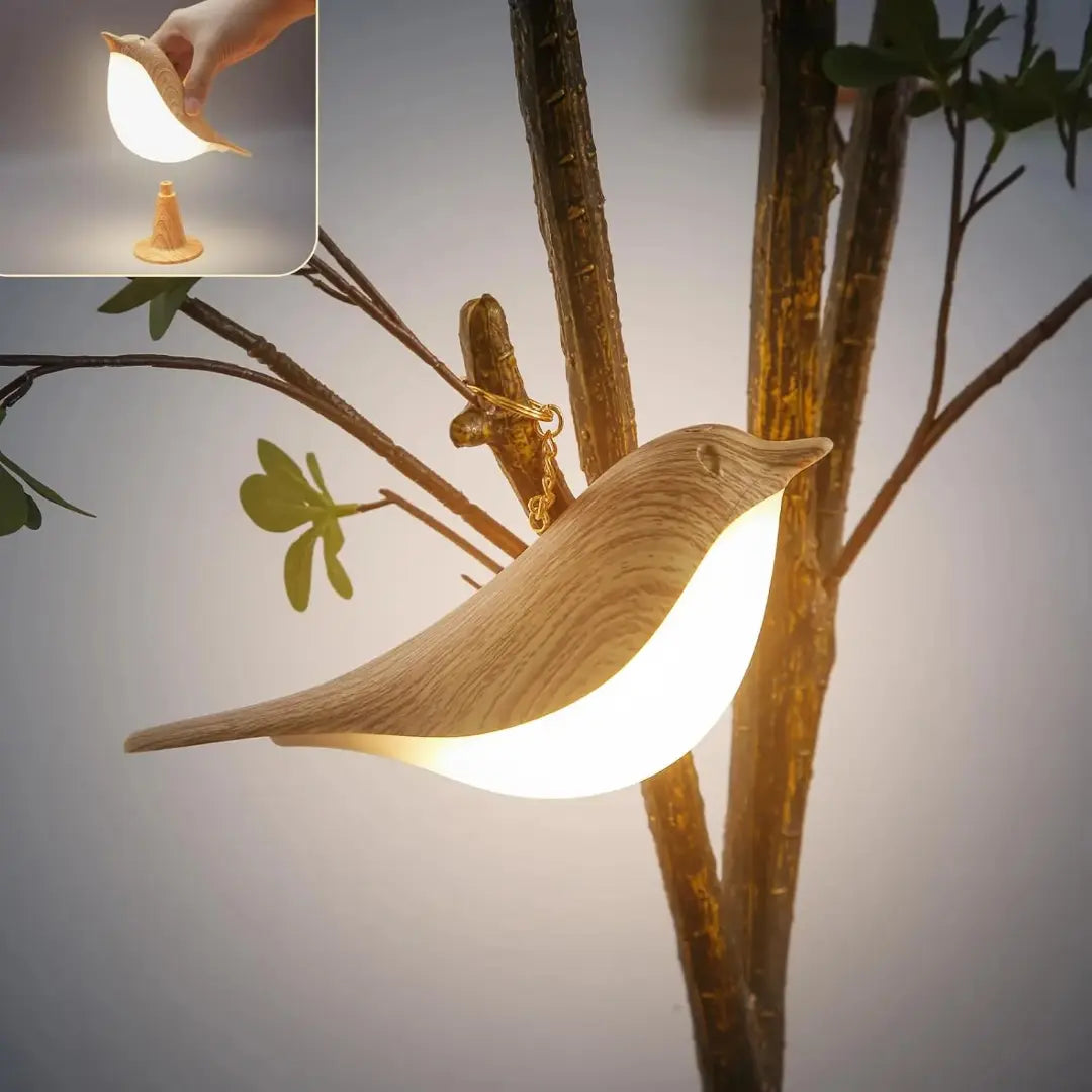 Bird Light and Aroma Diffuser - Touch Lamp with Essential Oil Diffuser