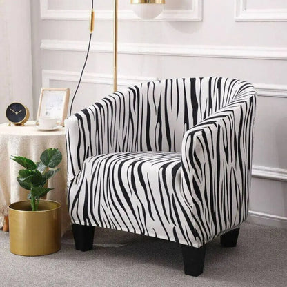 Celora Stretch Club Chair Slipcover - Elegant Tub Chair Protector with Soft Durable Fabric