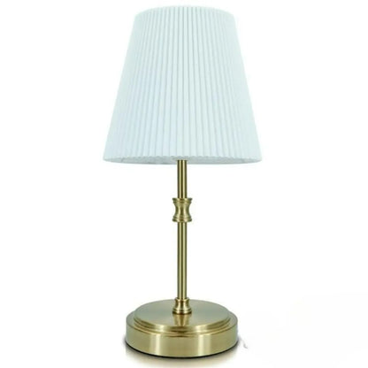 Gold Retro Bedside Lamp - 3-Way Touch Control with Dimmable LED Bulb