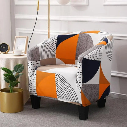 Celora Stretch Club Chair Slipcover - Elegant Tub Chair Protector with Soft Durable Fabric