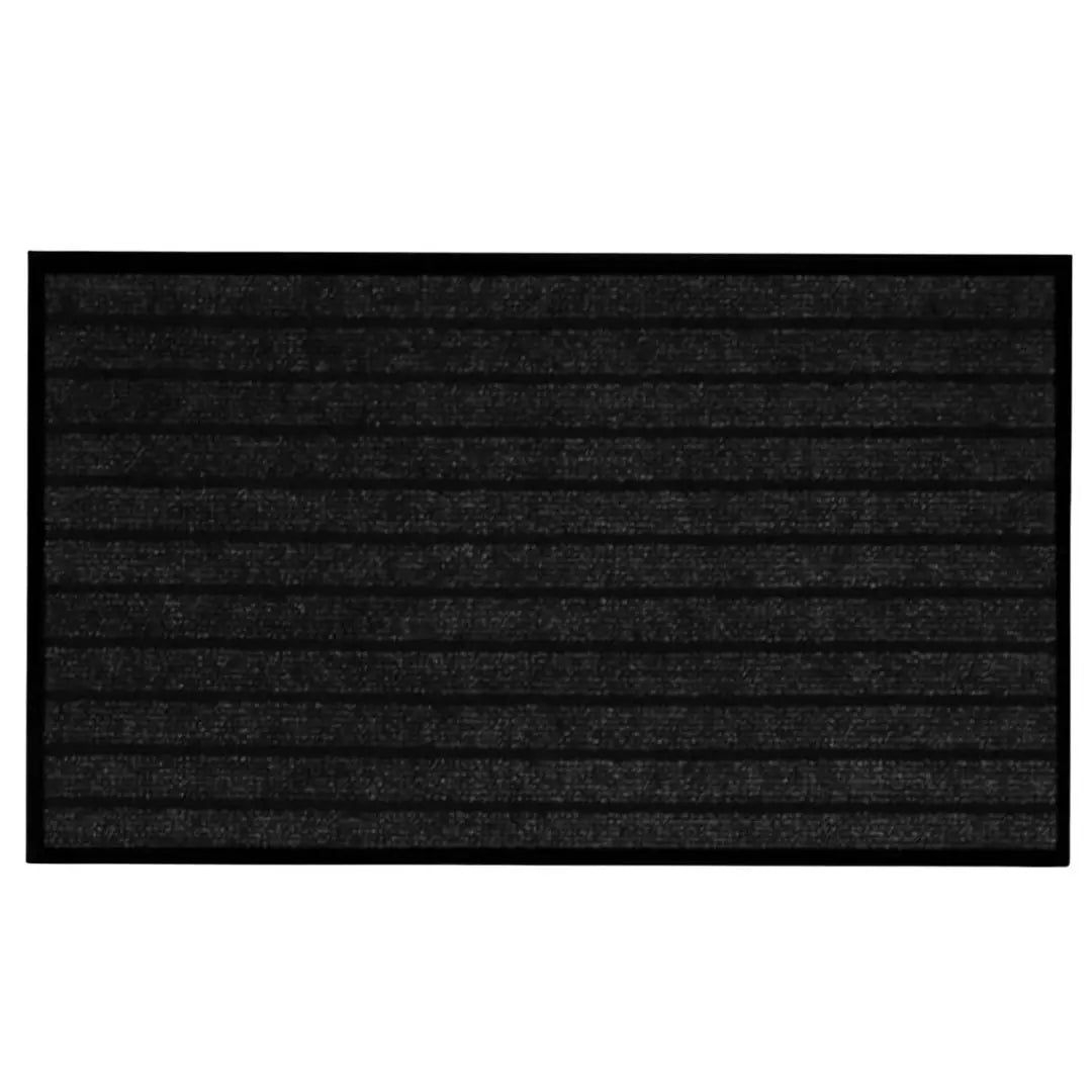 RibbedGuard Heavy-Duty Door Mat - Non-Slip Rubber Backed Indoor and Outdoor Entrance Mat