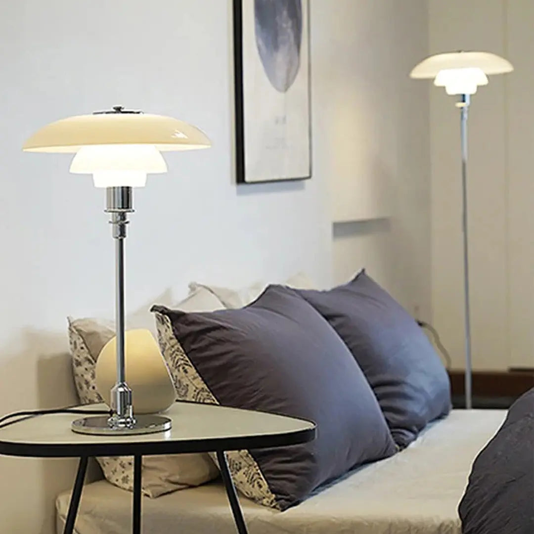 Danish Designer Table Lamp - Retro Mid Century Scandinavian LED Accent Light
