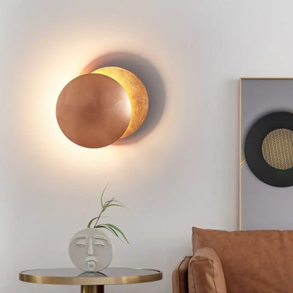 Living Room Modern Wall Lamp - Solar Eclipse Design Wall Lights