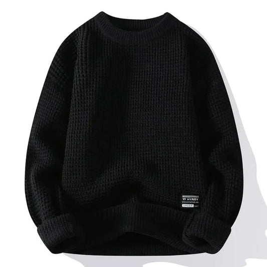 Hudson Waffle Crewneck Sweater
