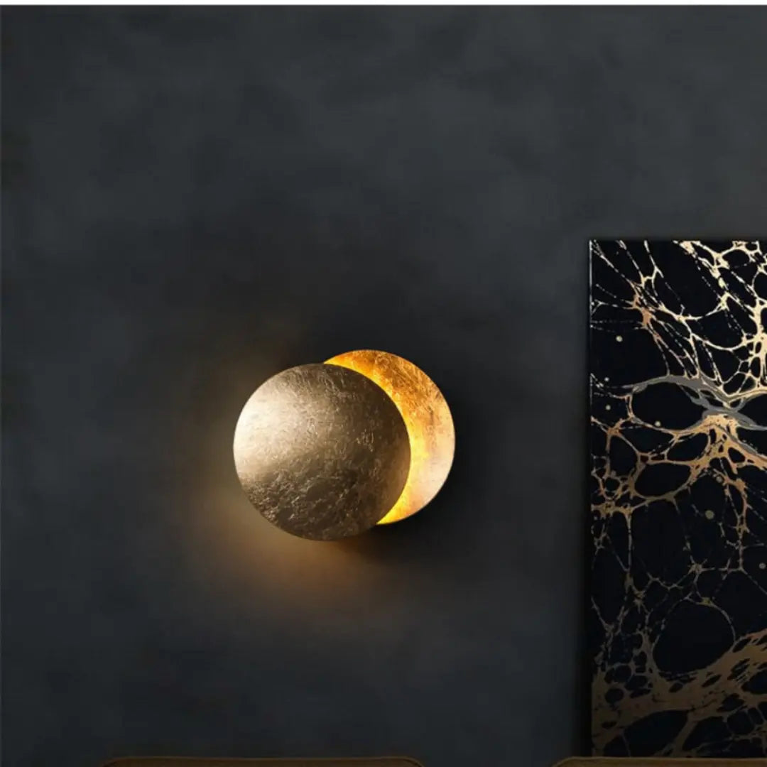 Living Room Modern Wall Lamp - Solar Eclipse Design Wall Lights