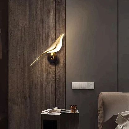 MisterBird Modern Wall Light - Magnetic LED Bird Lamp for Artistic Interiors