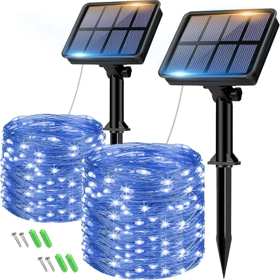 HalloweenGlow Solar String Lights - Fairy Lights for Outdoor Decorations
