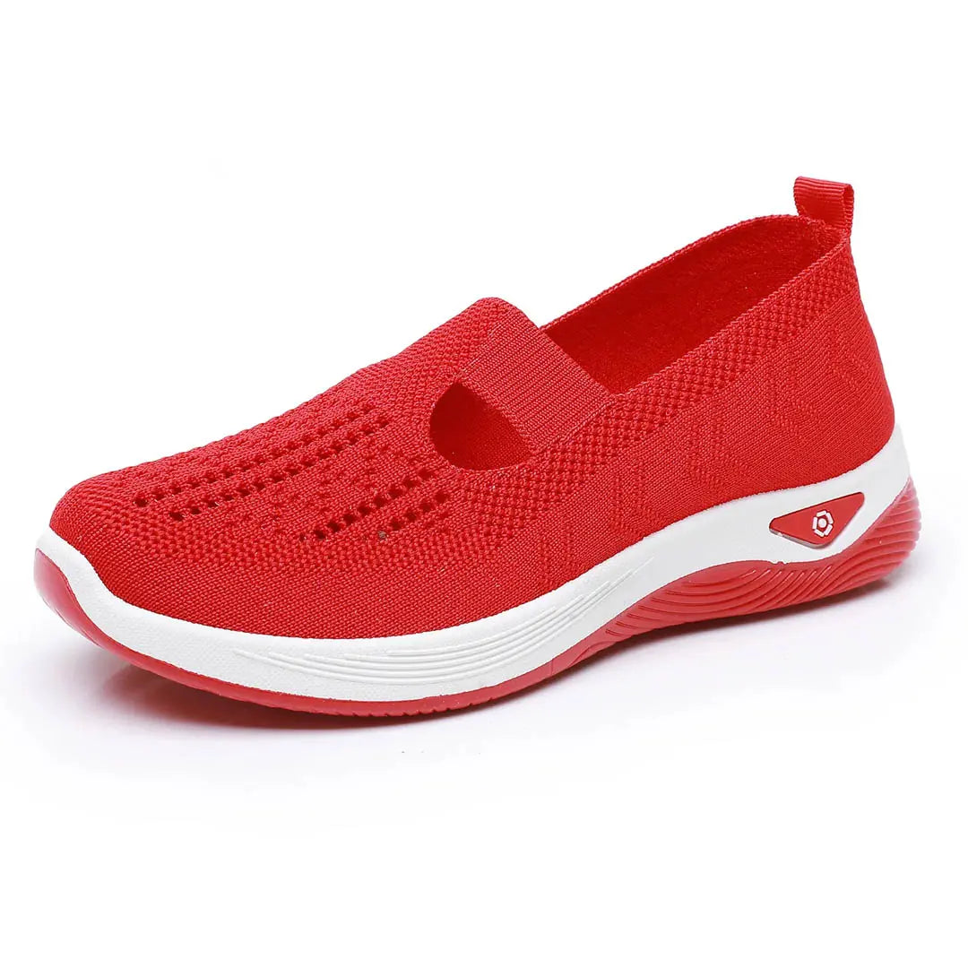 Women Breathable Non Slip Soft Sole Elderly Shoe