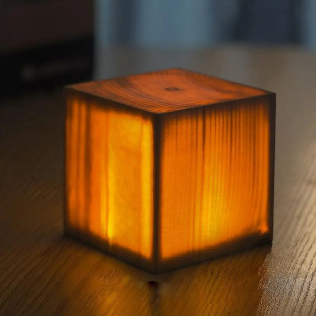 GloedHout Rechargeable Touch Table Lamp - Wood and LED Harmony for Elegant Spaces