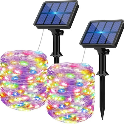HalloweenGlow Solar String Lights - Fairy Lights for Outdoor Decorations