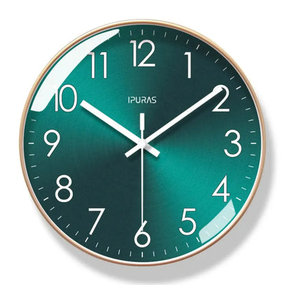 30 cm Silent Quartz Wall Clock - Modern Minimalist Design
