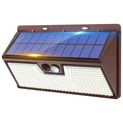 Solarex Motion Sensor Lights - 318 LED Super Bright Outdoor Wall Lights