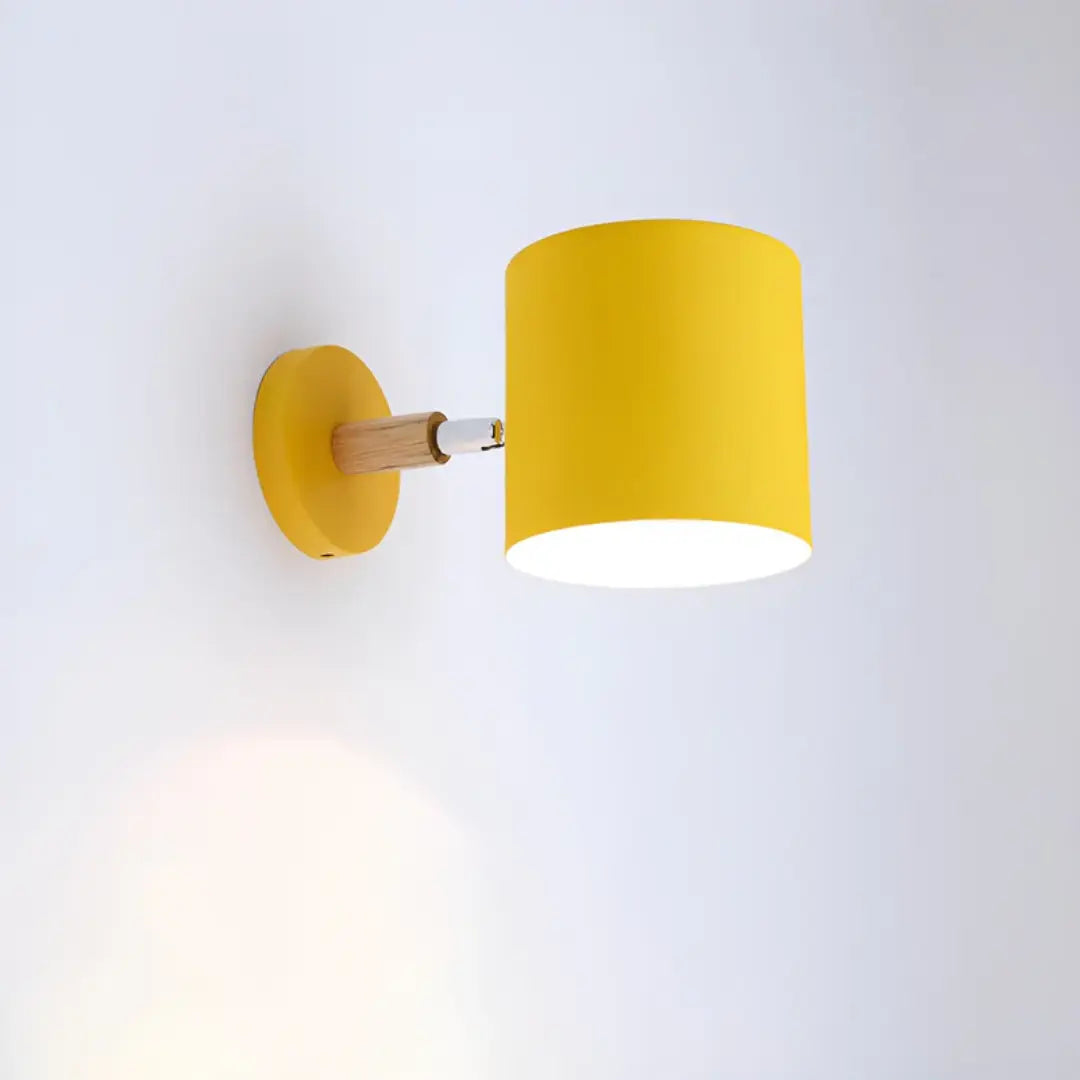 Scandinavian Lamp Wall Light Adjustable - Pastel Wall Reading Lamp for Bedrooms and Kids Rooms