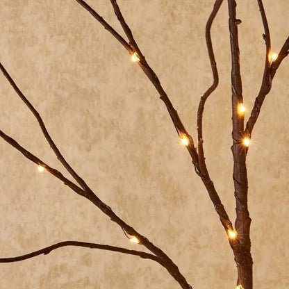 LED Branch Light - Warm White Decorative Twig Lamp for Events and Home Decor