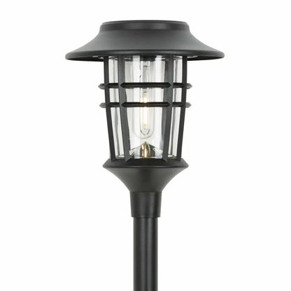 Solar Floor Lamp - Elegant Stainless Steel and Weatherproof