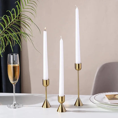 Luxury Golden Metal Candle Holders