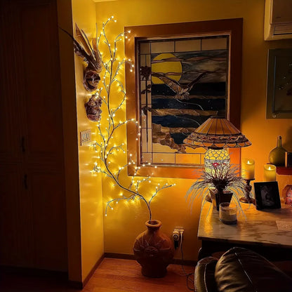 Bendable Willow Vine Tree Light - Decorative LED Branches for Home and Festive Decor