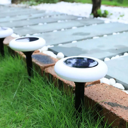 Ground Recessed Solar Lights - Weatherproof Outdoor Pathway and Driveway Lighting