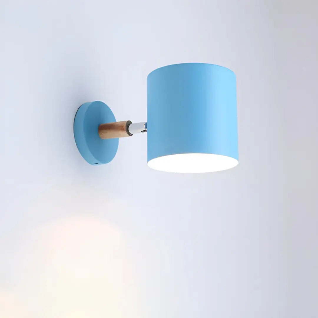 Scandinavian Lamp Wall Light Adjustable - Pastel Wall Reading Lamp for Bedrooms and Kids Rooms