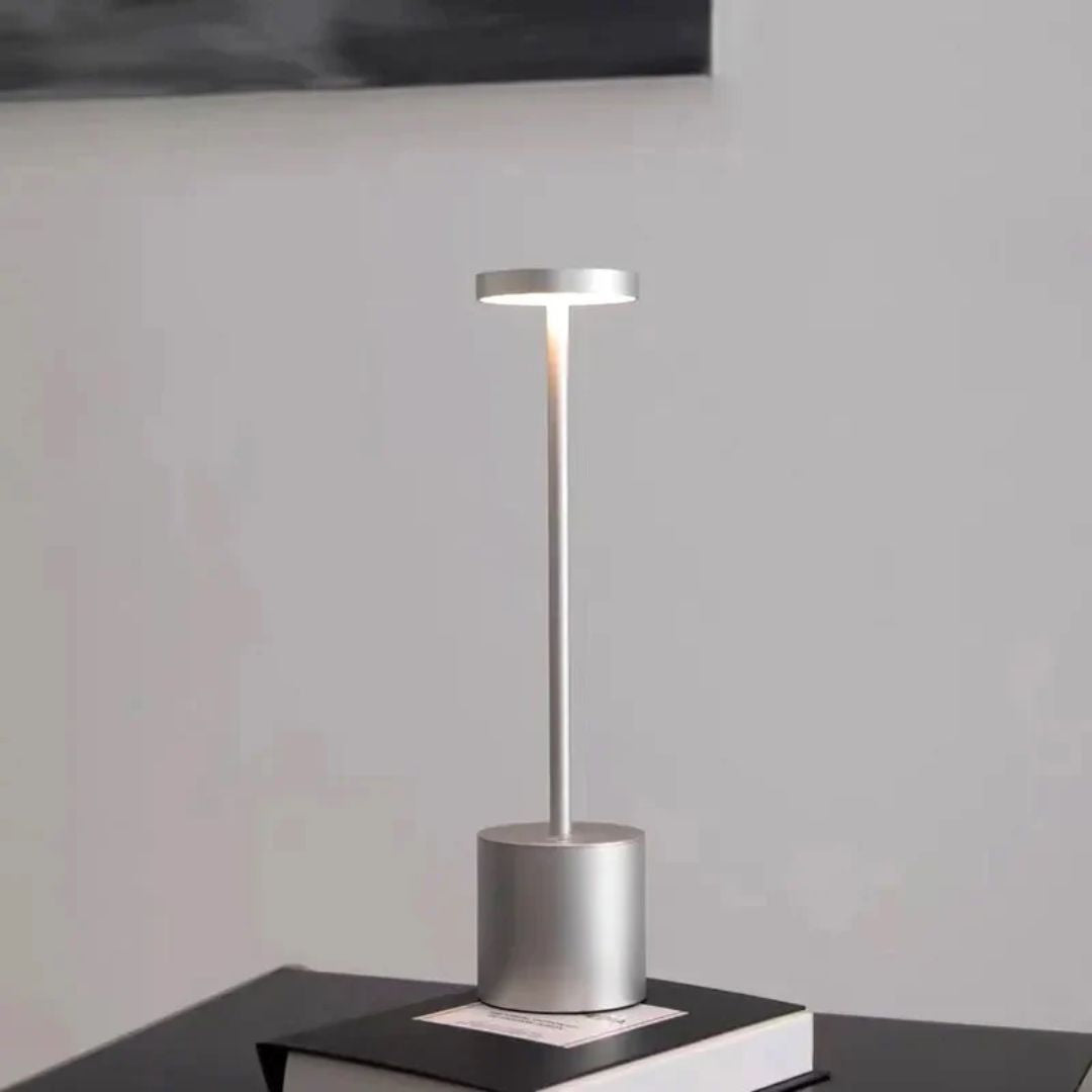 Oslo LED Table Lamp - Modern Rechargeable Light with Vertical Rod Design