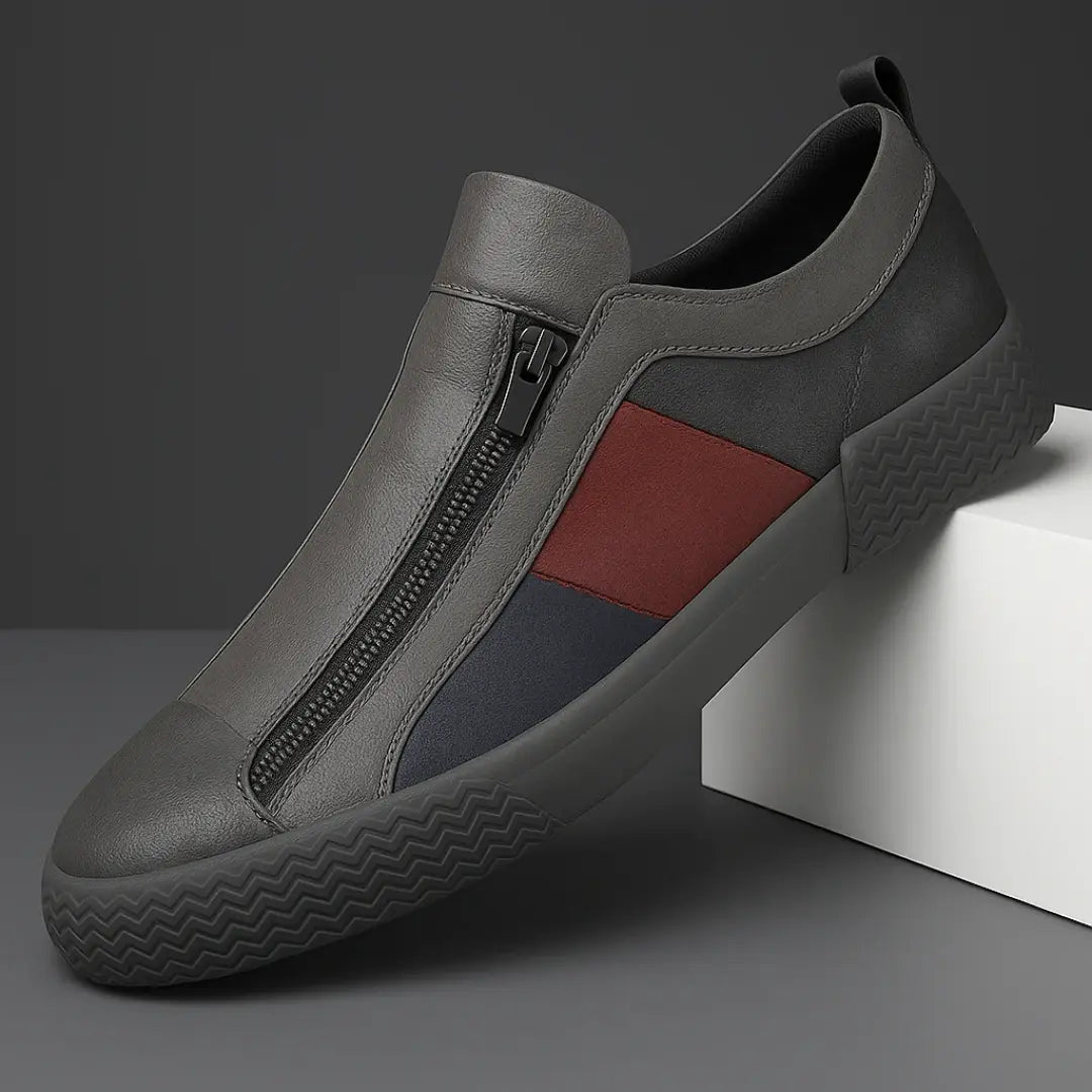 Claude Monet Leather Sneakers